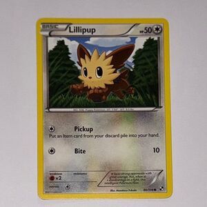 POKEMON CARD: Lillipup #80/114 (Pokemon Black & White)